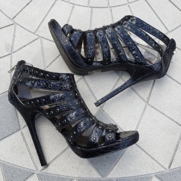 Aldo Shoes - Aldo ALFISI Patent Leather Gladiator Stiletto Heel